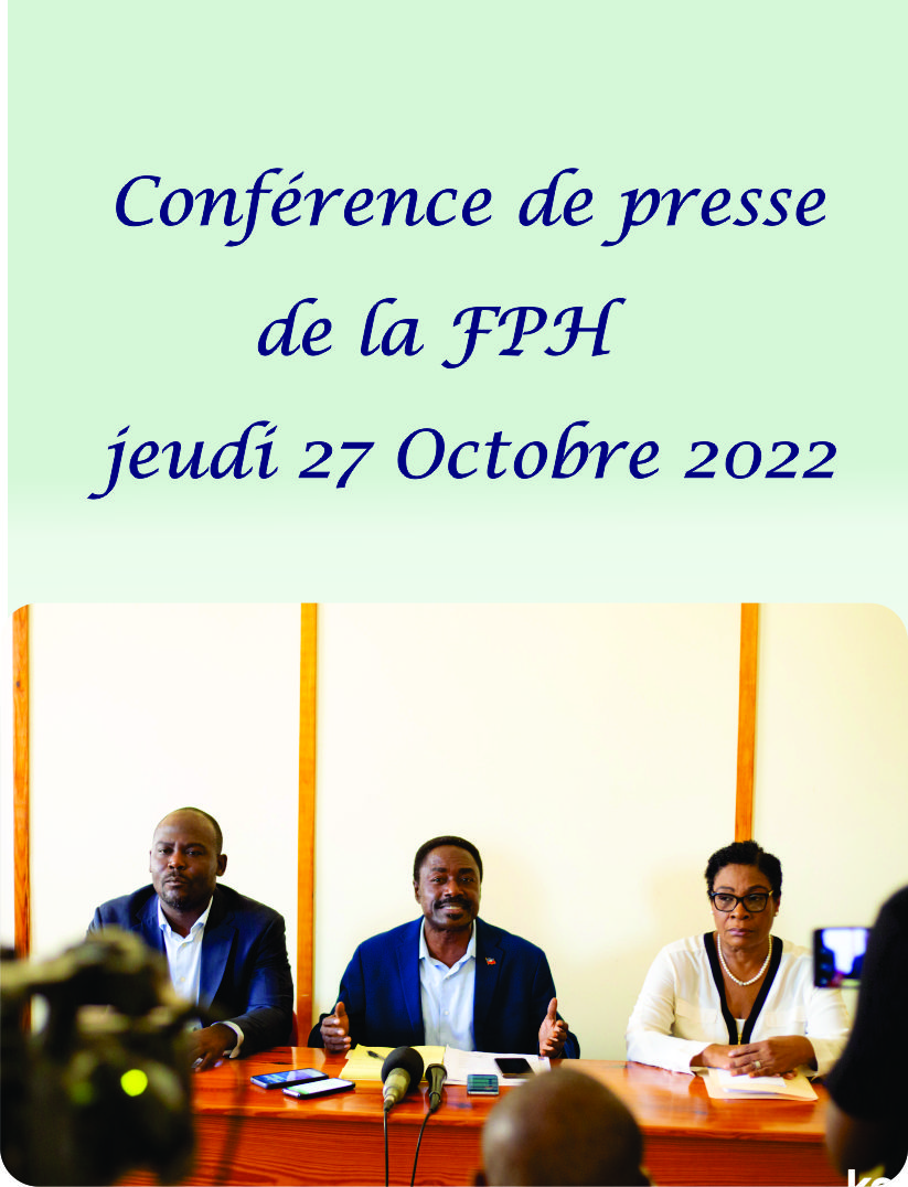 conférence de presse jeudi 27 Octobre 2022